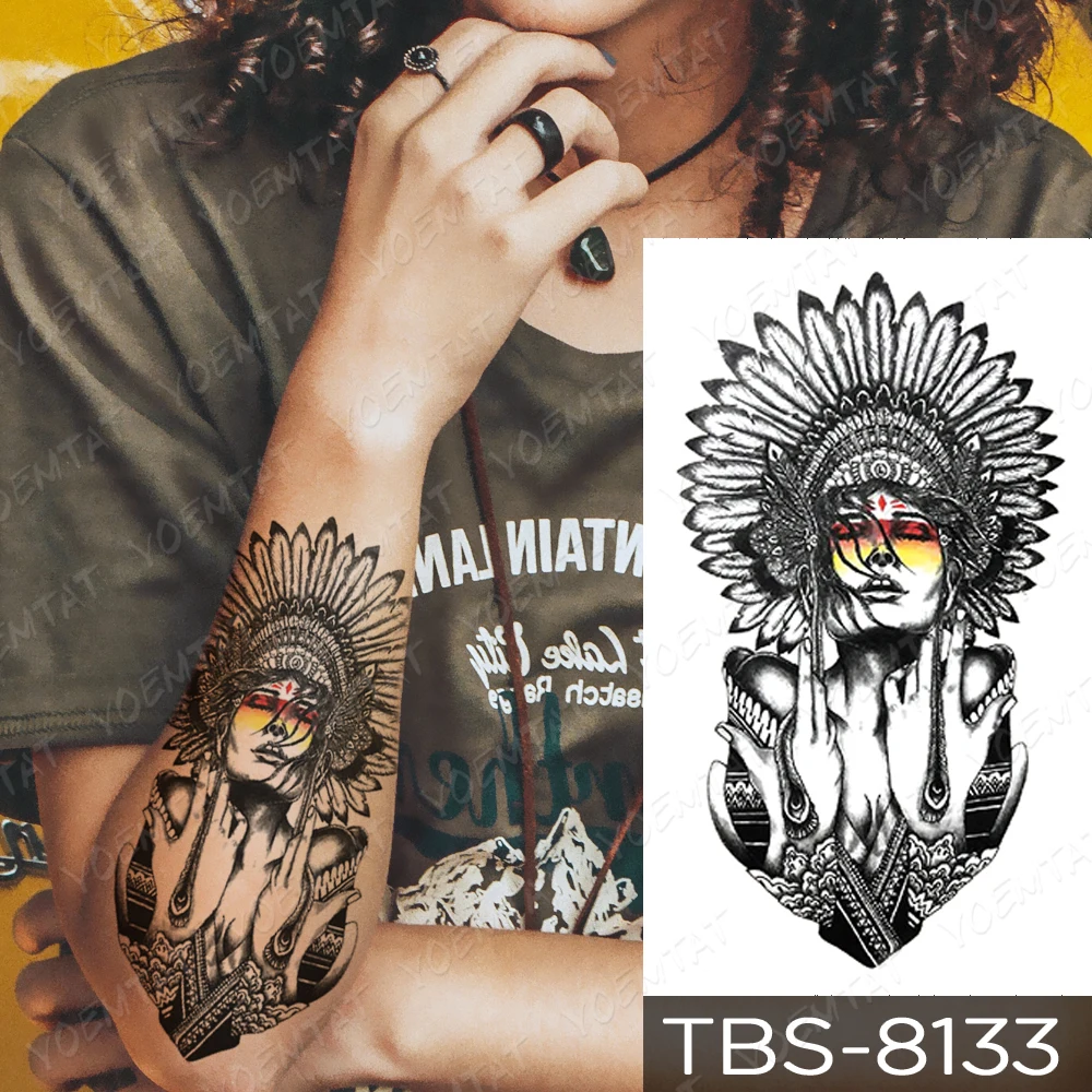 Ūdensnecaurlaidīgus Pagaidu Tetovējumu Uzlīmes Galvaskausa Sirdī Rožu Flash Tetovējumiem Cilts Atdzist Meitene Body Art Rokas Ūdens Nodošanu Viltus Tetovējums Sievietēm