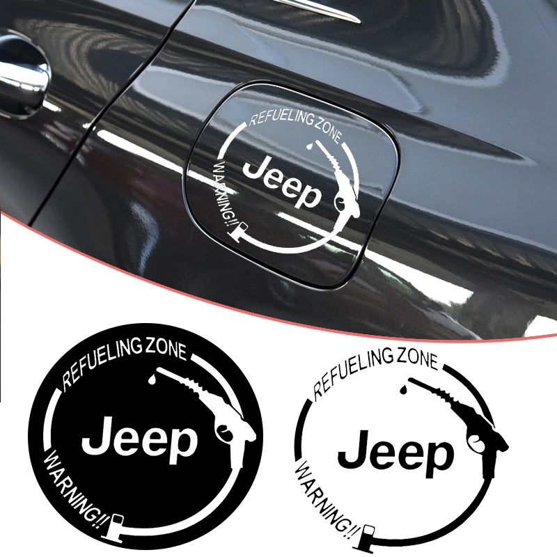 1gb Auto Ūdensizturīgs Degvielas Tvertnes Vāka Uzlīme Jeep Grand Cherokee Komandieris Renegade Wrangler Kompass Patriots ir 2021. logo