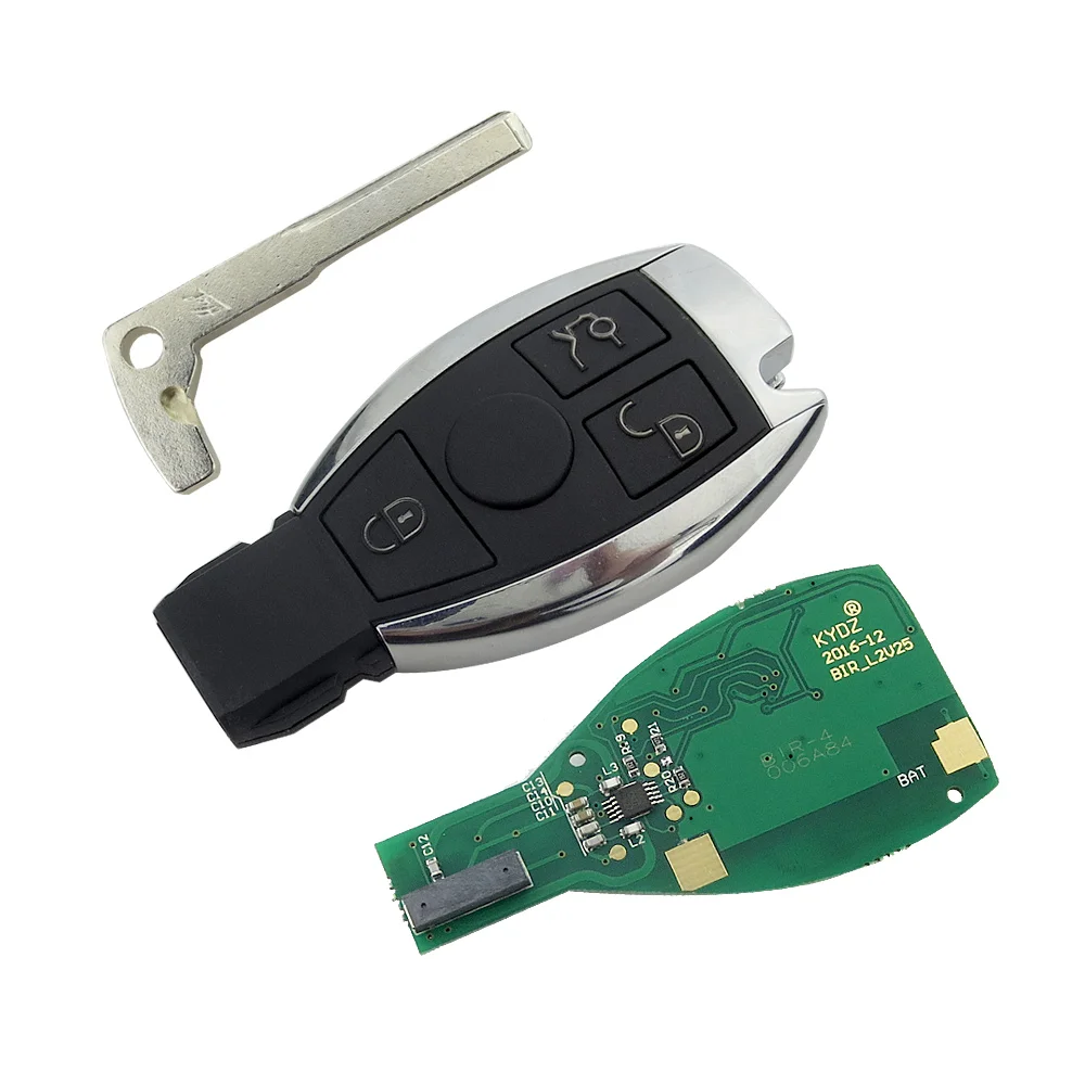 OkeyTech Par Mercedes Benz Taustiņu 433MHz 2/3 Pogu Tālvadības pults Smart Auto Atslēgu Nomaiņa Mercedes Benz Gads 2000+ TSP&BGA