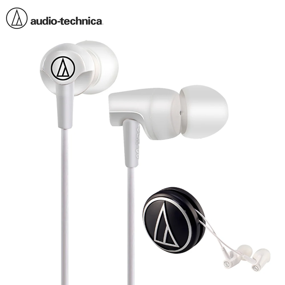 Audio, Technica ATH-CLR100 Dziļi Bass Vadu Austiņas 3.5 mm HIFI auss Sporta Mūzika Earbuds Spēle Austiņas priekš iPhone/Android Telefoniem