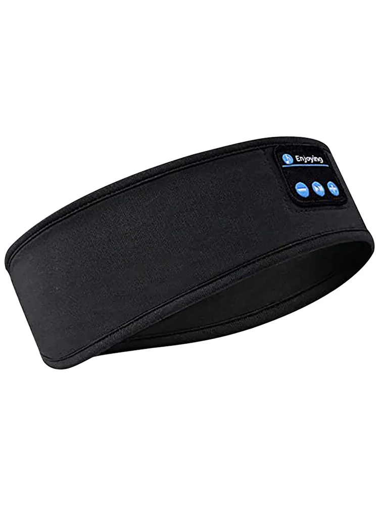 Fitnesa Sporta Bluetooth Austiņas Ar Galvas Plānas Mīksta, Elastīga, Ērta Bezvadu Mūzikas Austiņas Acu Maska Blakus Guļ