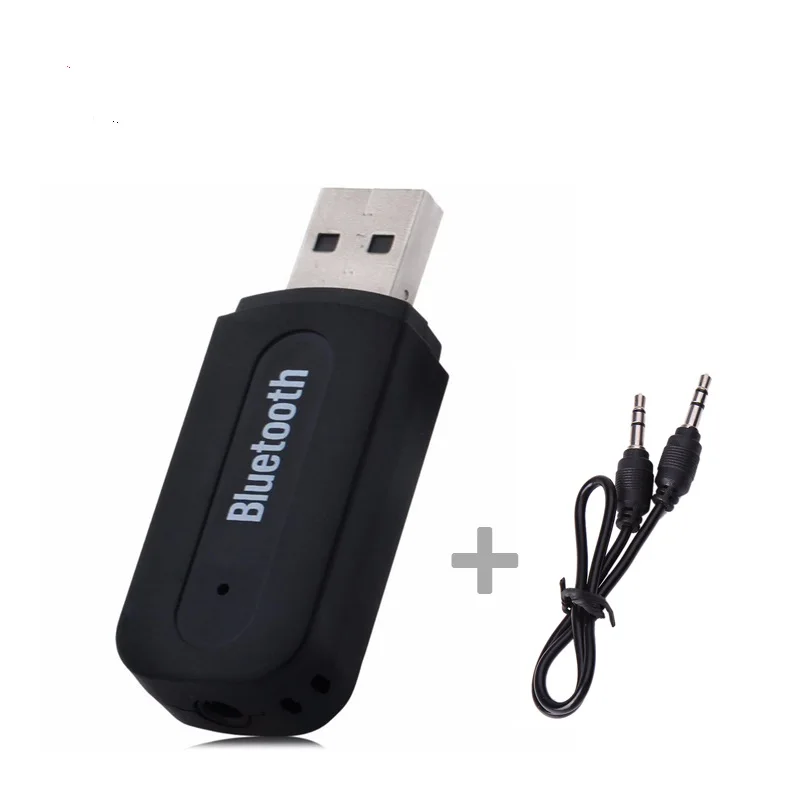 Mini Portatīvo 3.5 mm Jack Audio Bluetooth Uztvērējs USB Bezvadu Mūzikas Adaptera A2DP Sargspraudnis Automašīnas AUX Mājas Skaļruņi Tālruni