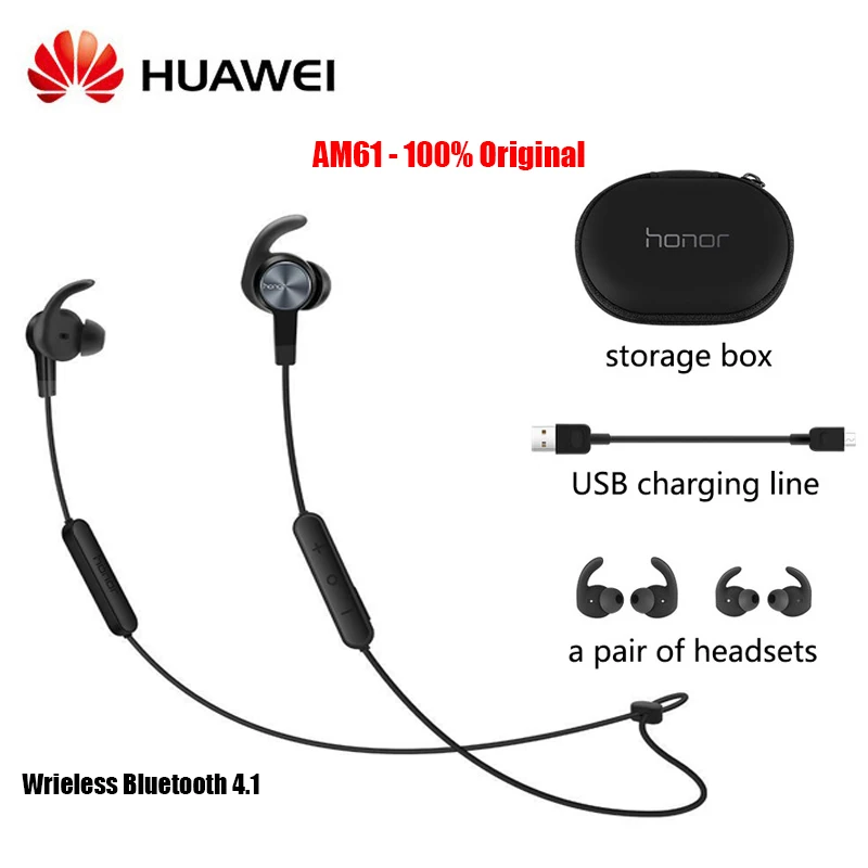 HUAWEI Honor xSport Bluetooth 4.1 AM61 Austiņas Xiaomi Huawei Austiņas ar IP55 Aizsardzība ar Magnētisko Dizains