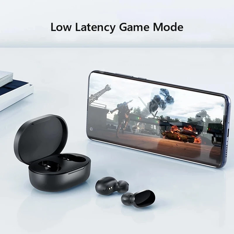 Sākotnējā Redmi Airdots 2S Bluetooth Austiņas Globālo Versiju Xiaomi Taisnība Bezvadu Earbuds Pamata 2 Mikrofons Zema Latentuma Spēle Režīmā