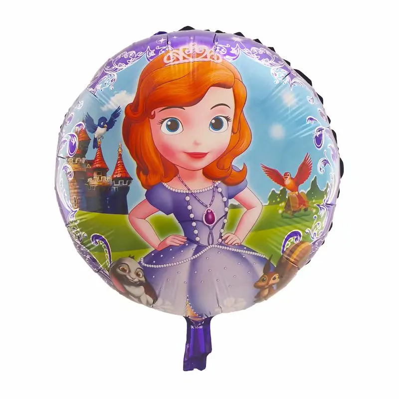 1Pc Liela Karikatūra Princess Sofia Folija Baloni Dzimšanas dienas svinības, Kāzu Dekorēšana Hēlija Balonu Sophia meitene Happy Birthday Dāvanu