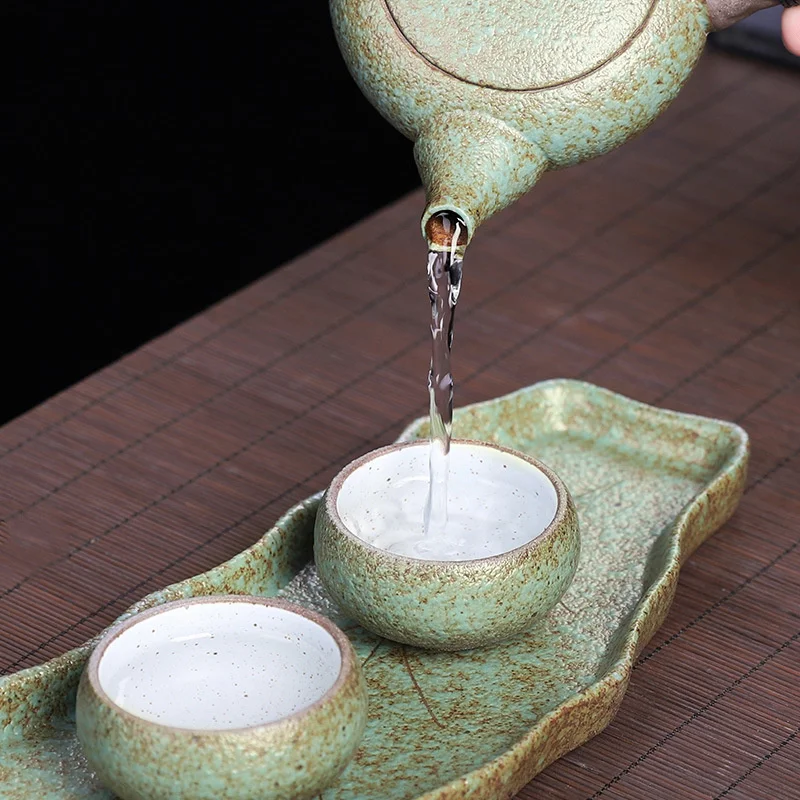 Japāņu Rupjas Keramikas Tējas Tase Roku Darbs Keramikas Kung Fu Tējas Tases Nelielu Tējas Bļodā Retro Mājās Tējas Ceremoniju Piederumi Drinkware