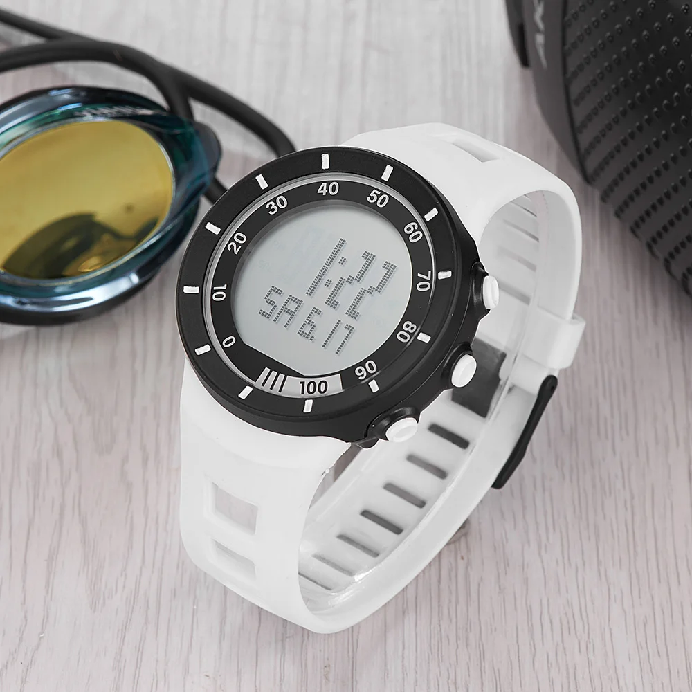 OHSEN Digitālo Sporta Vīriešu Pulksteņi reloj hombre Balta Silikona Siksniņa, Ūdensizturīgs Elektronisko LED Vīriešu rokas Pulkstenis Modes Armijas Pulksteņi