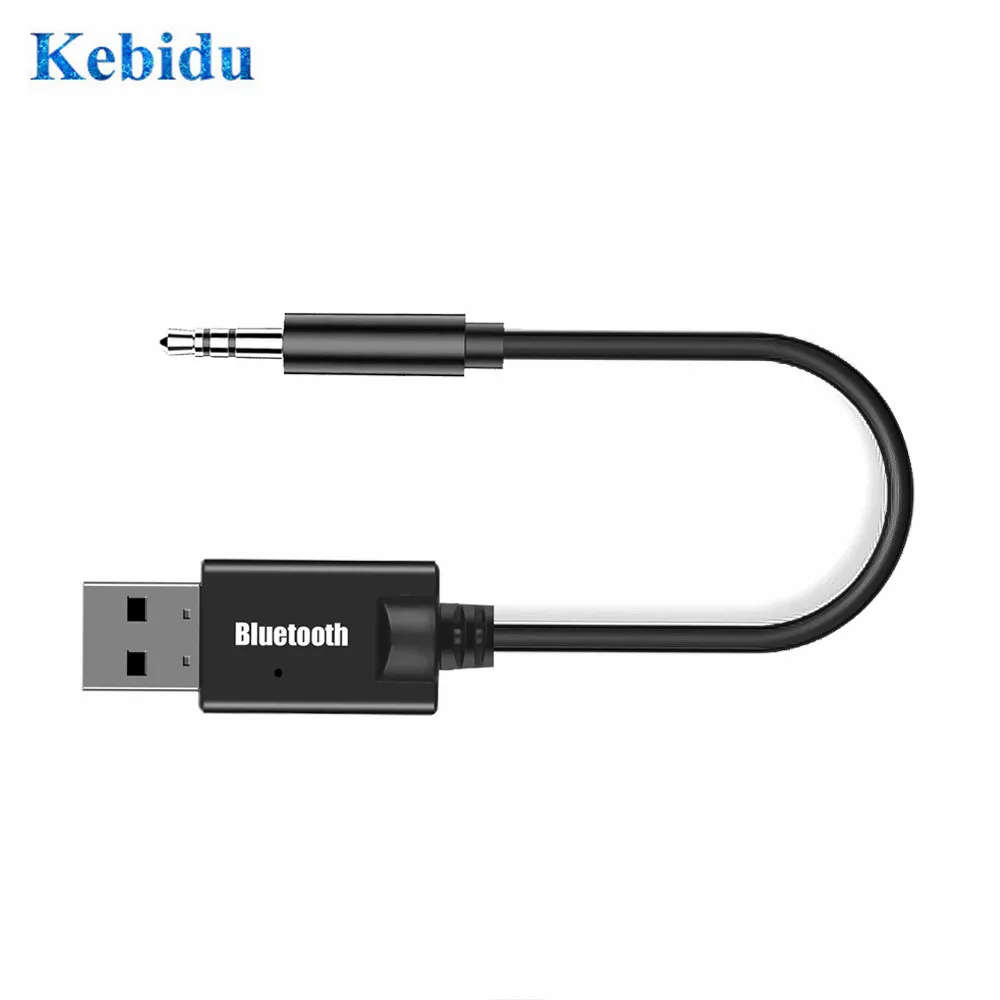 Kebidu USB Bluetooth Adapteri Audio Uztvērēju V4.2 Bezvadu Audio Mūziku Stereo Adapteris Dongle Speaker Skaņas 3.5 mm Automašīnas AUX