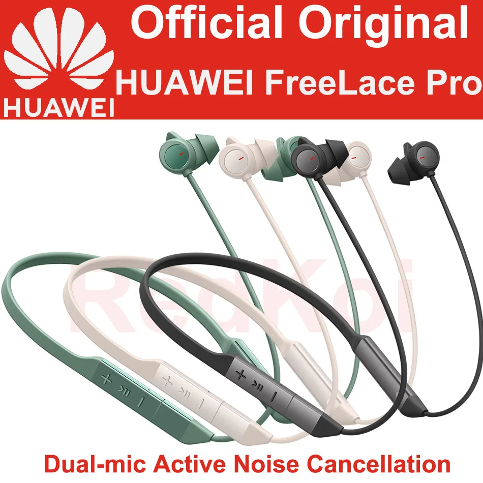 Huawei FreeLace Pro Austiņas Dual-mic Aktīvās Trokšņu Slāpēšanas 14.2 mm Bluetooth Bezvadu Sporta Ūdensizturīgs 24st Apskates HiPair