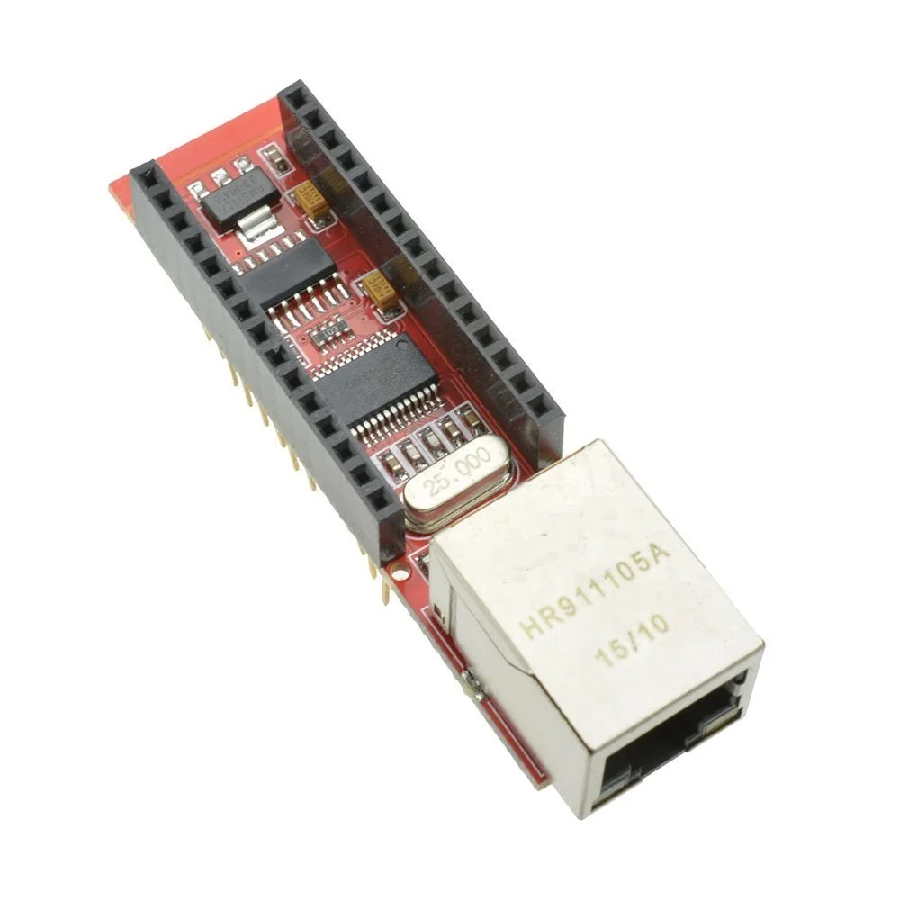 1GB JAUNU ENC28J60 Ethernet aizsargs Arduino Nano 3.0 RJ45 Webserveri Modulis