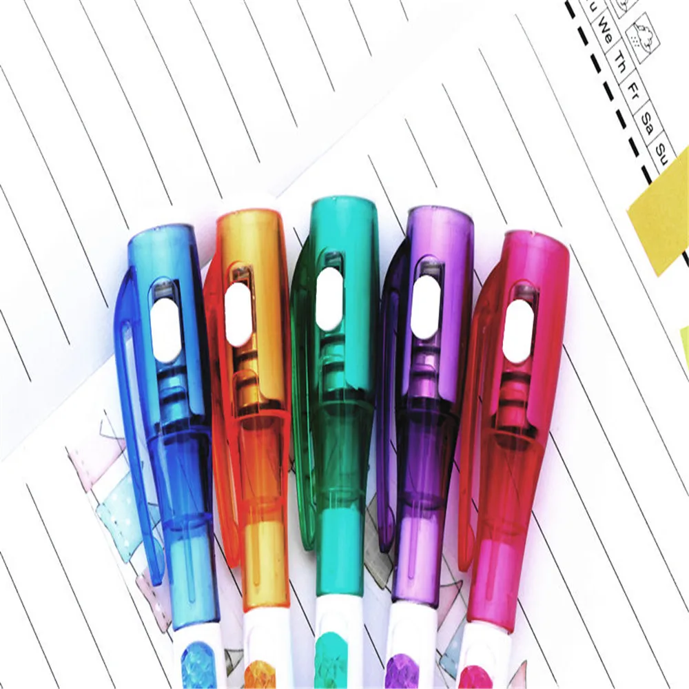 TOMTOSH/1Pieces/Cute radošais kancelejas jauno led lukturīti multi - purpose lodīšu pildspalvu
