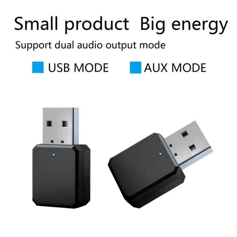 Bluetooth AudioBluetooth 5.1 Audio Uztvērējs, Stereo Automašīnas brīvroku Zvanu, Auto Piederumi Modulis Aux Kabelis, Bluetooth Uztvērējs