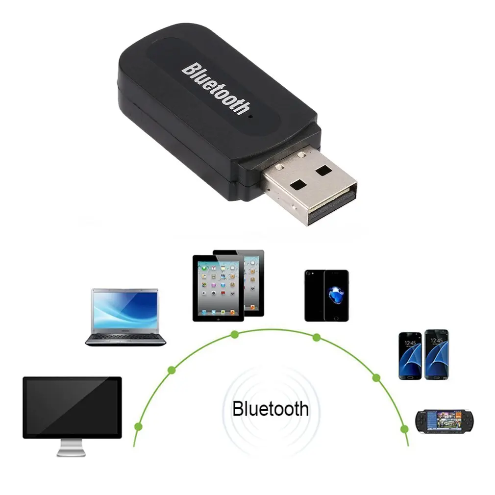 Jauns USB Bezvadu Bluetooth 4.0 Mūzikas Stereo Uztvērēju Dongle Adapteri Audio Mājas Skaļruņu Raidītājs 3.5 mm Jack Bluetooth Uztvērējs