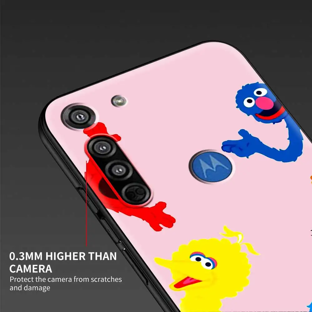 Sesame Street Phone Gadījumā Moto G9 G8 Spēlēt Plus G60 G50 G40 G30 Kodolsintēzes G20 G10 Jauda, viena Kodolsintēzes G8 Jauda Llte E6S Caso