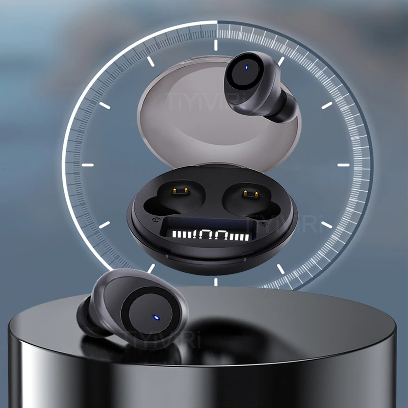 TWS Bluetooth 5.1 Austiņas LED Uzlādes Box Bezvadu Austiņu 9D Stereo Sporta Ūdensizturīgs Earbuds, Austiņas Ar Mikrofonu