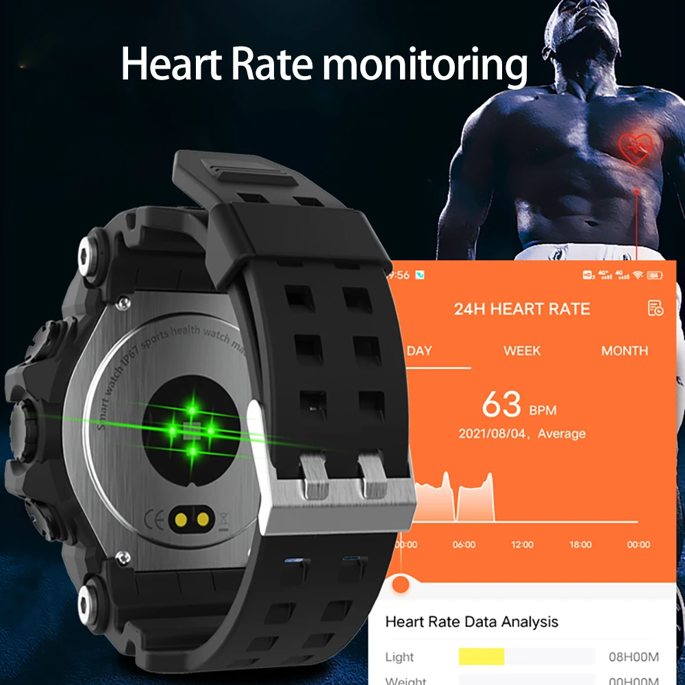 SENBONO LC11 ir 2021. Vīriešiem Smart Skatīties IP68 Ūdensnecaurlaidīga Sporta Smartwatch Vīrieši Sirds Likmi, Fitnesa Tracker Spo2/AP/BP Smart Pulkstenis