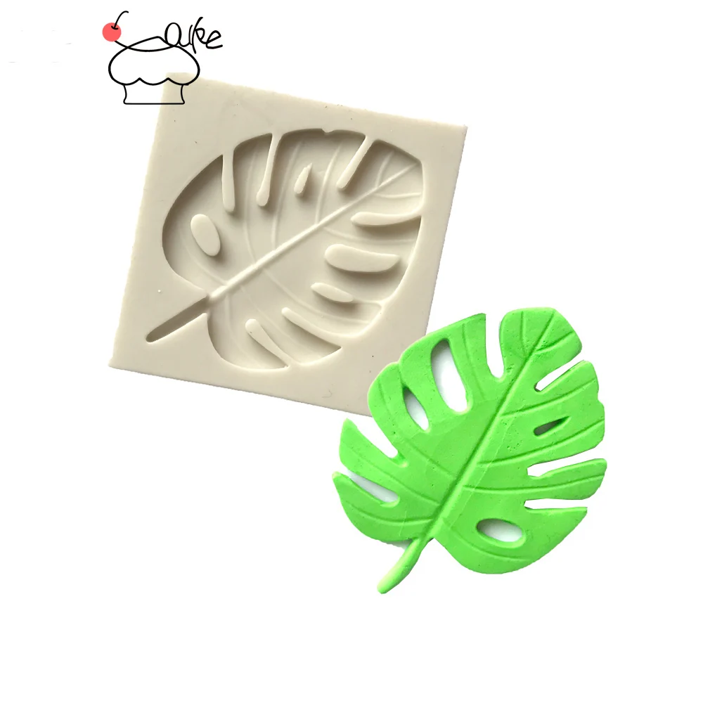 Aouke Veidnes Leavf silikona veidnē pomādes pelējuma kūka dekorēšanas instrumentiem šokolādes gumpaste pelējuma L147