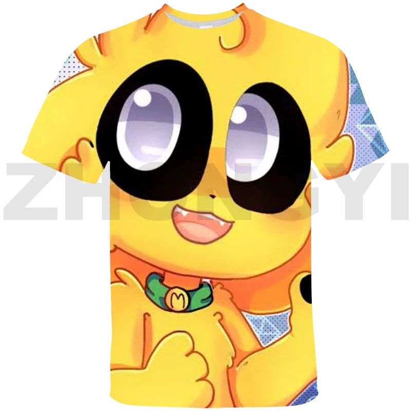 3D Mikecrack T Topi Tee Kawaii T-krekls Anime Streetwear Lielgabarīta T Krekls Modes Los Compas Compadretes Spēle Tee