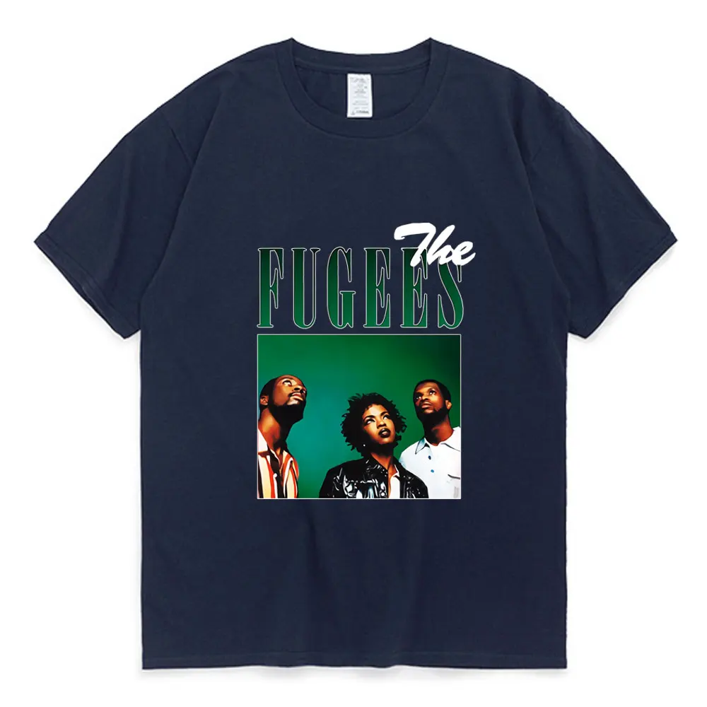 The Fugees Dziedātāja 90s Vintage Melns T Krekls, Vīriešu, Sieviešu Koledžas Pop T-Krekls Ielu Hip Hop Grafiskais Izdrukāt Īsām Piedurknēm Top Tees Vīrietis