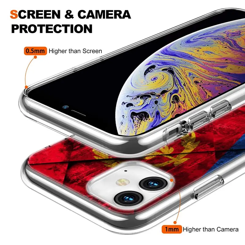 Eritrejas Valsts Karoga Apple iPhone 12 11 Pro Max mini XS Max XR X 8 7 6 6S Plus 5S SE 2020. gadam Pārredzamu Telefonu Gadījumā
