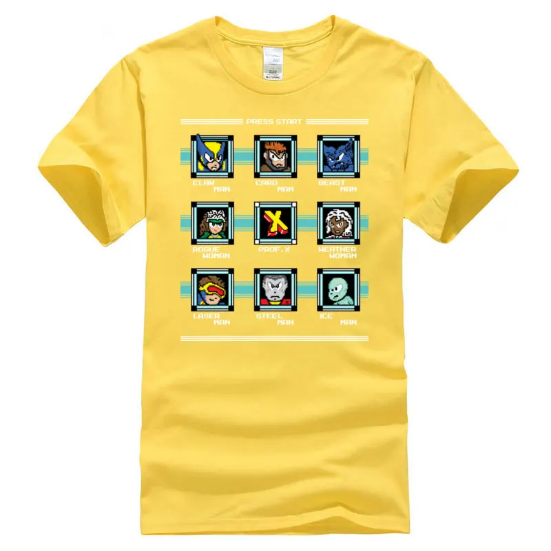 Mega Cilvēks Nulles Arcade Spēle Vīriešu T-Krekls Faddish Videogame Smieklīgi New Tee Krekls Zēns Kokvilnas Camisas Hombre Apģērbi
