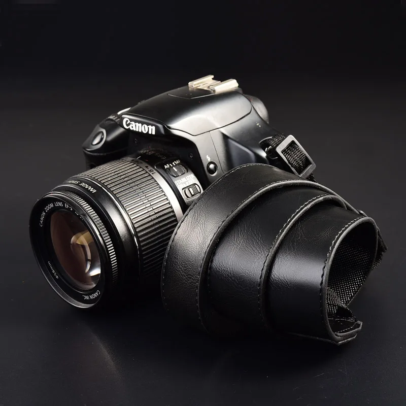 Universal PU Ādas DSLR Kameras Mikrouzņēmumu Vienotā Kakla Plecu Siksna Canon 5D 80D 760D T7 T6i T5i 1500D 550D Mark IV III 6D 7D