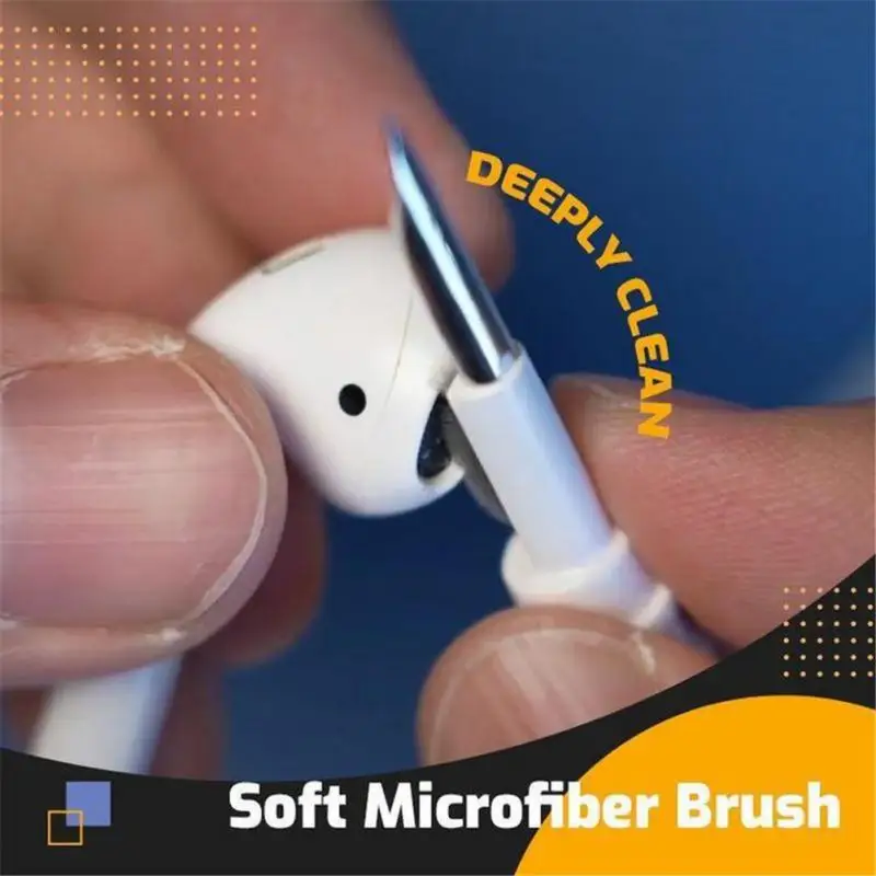 Microfiber Tīru Suku Airpods Pro 1 2 Mini Tīrīšanas Pildspalvu Bluetooth Austiņas Gadījumā Tīrīšanas Rīki Iphone Samsung Xiaomi