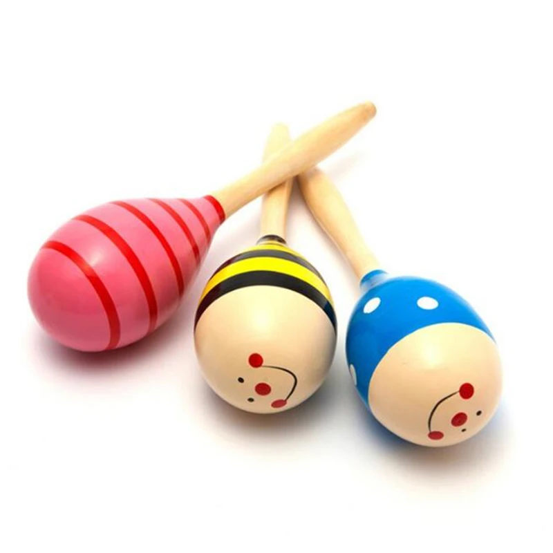 2 GAB Augstas Kvalitātes Mini Koka Bumbu, Bērnu Rotaļlietas, Sitamie Mūzikas Instrumenti, Smilšu Āmuru