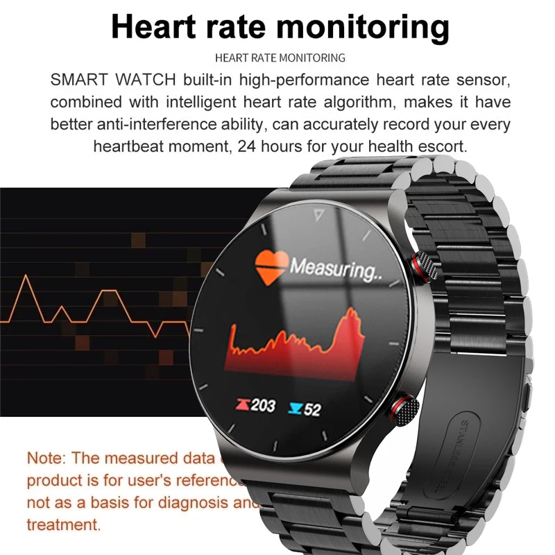 Ir 2021. Smart Skatīties Vīriešu Pulksteņi Sirdsdarbības Monitors Bluetooth Zvanu TWS Austiņas Mūzikas, Sporta Smartwatch Samsung Huawei Xiaomi IOS