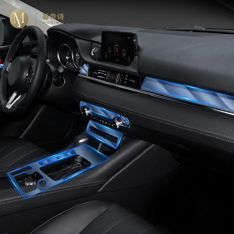 Priekš Mazda 6 Atenza 2020-2021 Dashboard Panelī, Centra Konsolē Aizsardzības plēve Ekrānam Anti-scratch TPU Automašīnas salona Piederumi