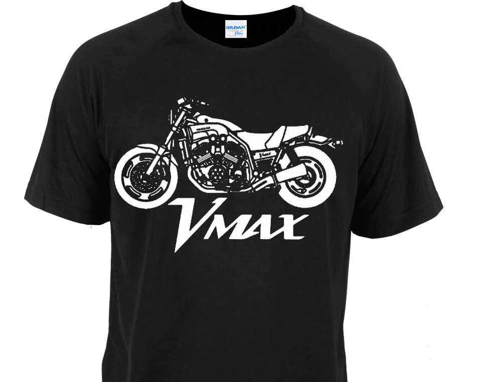 T Homme 2019 Karstā Pārdošanas kokvilnas O kakla Garš Un Liels Vīriešu T-Krekls V-Max Vmax 1200 1700 Galvaskausa Tee Krekls