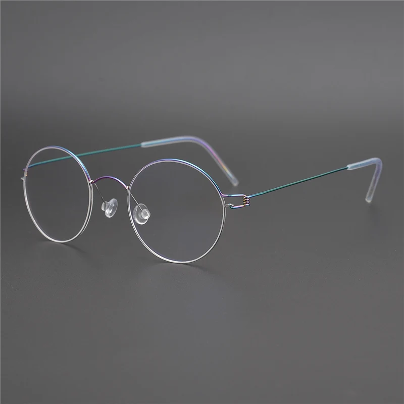 Dānija Eyewear Zīmols Tīrs Roku darbs Vintage Ovālas brilles rāmis brilles tuvredzība, lasīšanas brilles vīriešiem un sievietēm, Oriģināls Gadījumā