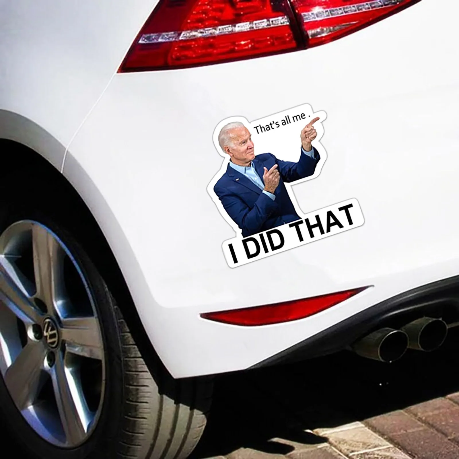 100gab Joe Biden Smieklīgi Uzlīmes, I Did, Ka Decal Uzlīmes Ūdensizturīgs DIY Atstarojošs Joe Biden Plakātu Automašīnām Klēpjdatoru Degvielas Tvertne Dekori