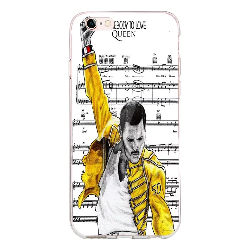 Freddie Mercury Karaliene band Segtu Luksusa Zīmolu Mīksta Silikona TPU Phone Gadījumā Capa Para IPhone XR X 11 12Pro Mini MAX 7 8 plus