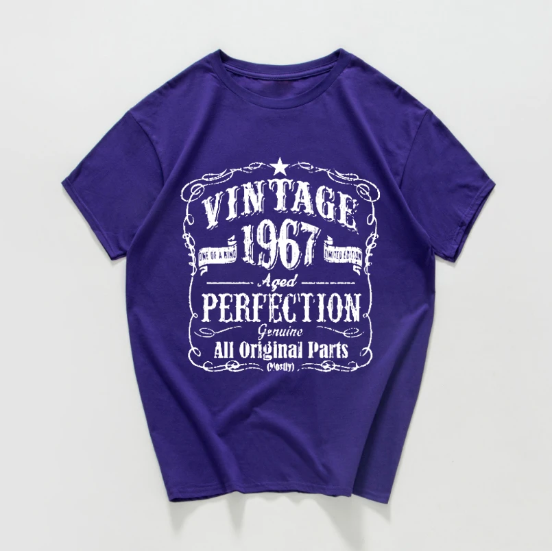 Vintage 1967 pilnību visas oriģinālās daļas atdzist t sievietēm Jaunums Sarkastiski T Krekls hip hop Hipster streetwear Tee kreklu homme
