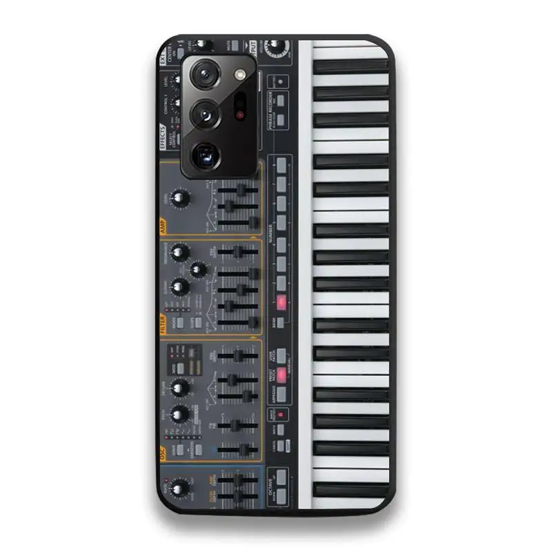 Klavieres Tastatūra ar Mūziku, Norāda Tālruņa Case For Samsung Galaxy Note20 ultra 7 8 9 10 Plus lite M51 M21 M31 J8 2018 Ministru