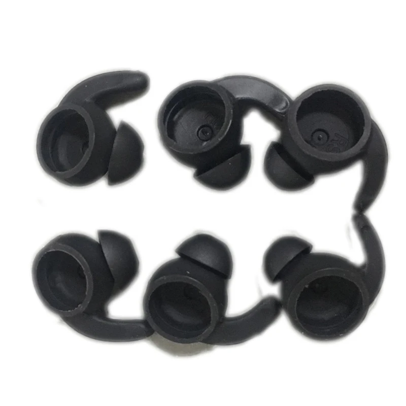 6pcs/daudz Silikona Earbuds Auss pumpuri āķis Eartips Par Huawei Honor xSport AM61 xSportAM61 Bluetooth In-Ear austiņas Earbuds L/M/S