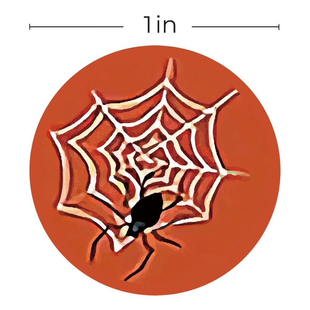 50-500pcs Halloween Dekorēšanai Papīra Uzlīmes Ķirbju Skelets Spoku Spider Bat Uzlīmes, Konfektes Somas DIY Halloween puse Uzlīmes