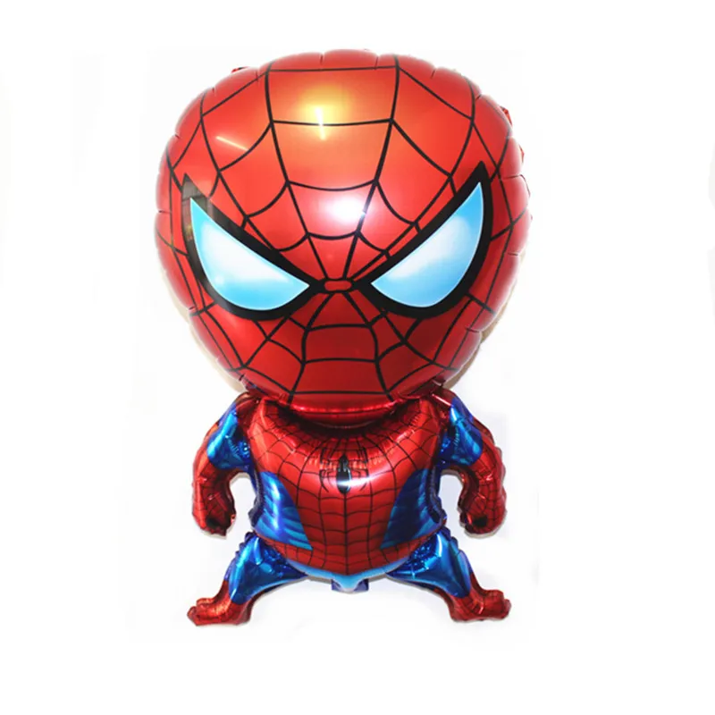 Avengers Lielu Zirnekļcilvēka dzelzs Vīrs Pontons Folija Baloni Super Varonis Dzimšanas dienas svinības Apdare Piederumi Bērniem Dāvanas, Gaisa Rotaļlietas
