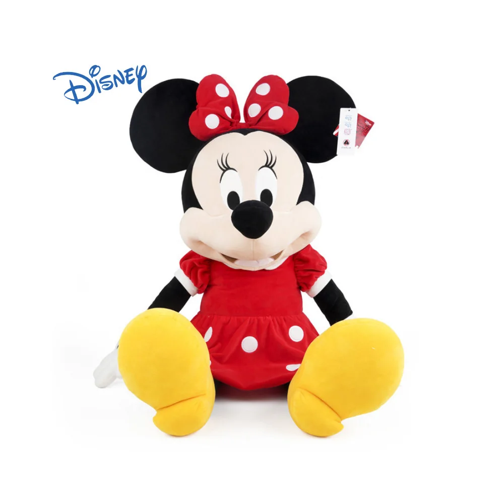 Disney Jaunu 30cm Mickey Mouse Minnie Plīša Rotaļlieta Karikatūra Anime Minnie Mouse Pildījumu Rotaļlietas Lelle Dzimšanas diena Ziemassvētku Dāvanu Bērniem