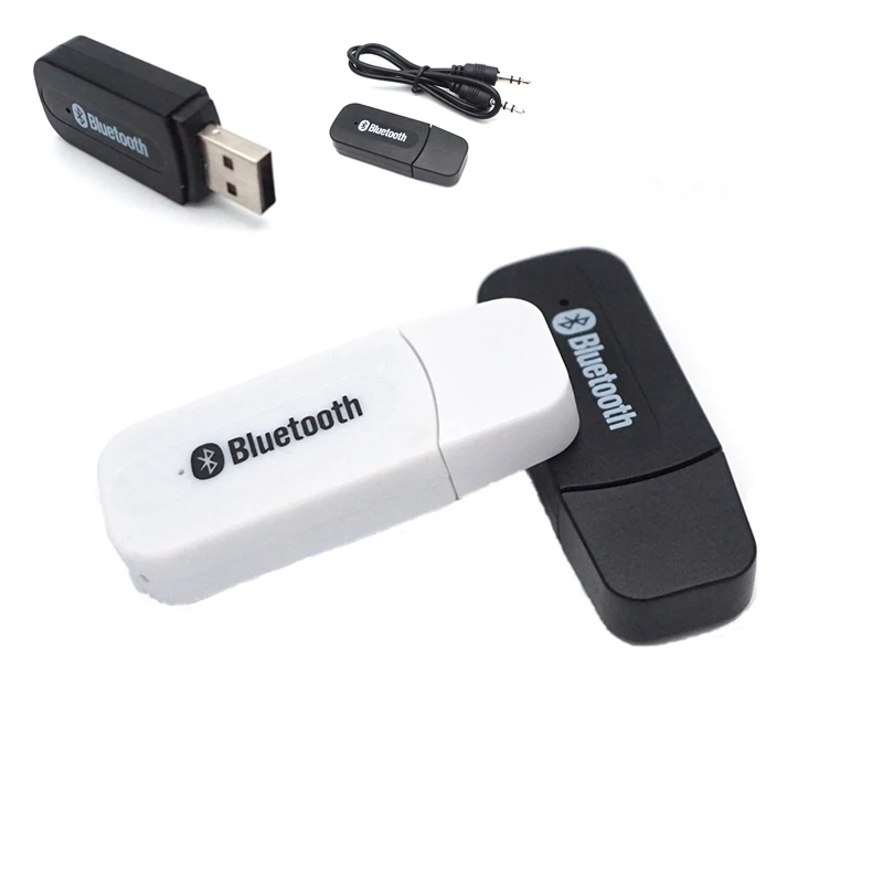 USB Bluetooth Bezvadu Mūzikas Stereo Uztvērēju Adapteris AMP Dongle mājas Audio skaļrunis, 3,5 mm Jack Bluetooth Uztvērējs Pievienojiet