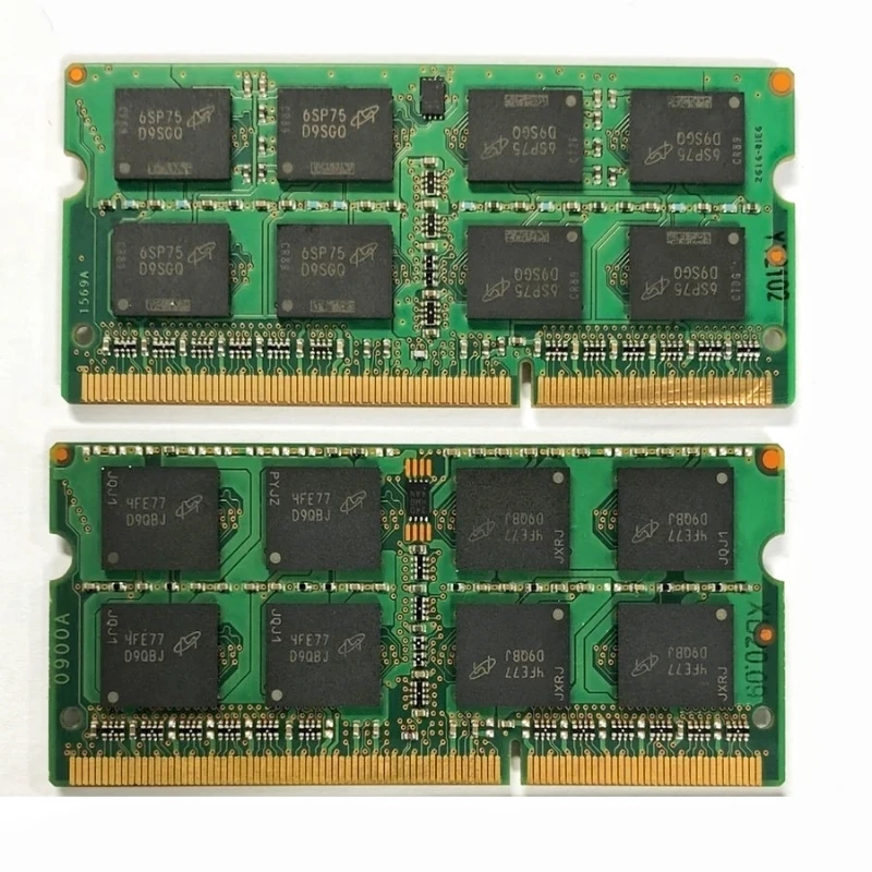 Mikronu RAMS DDR3 8GB 1600 Klēpjdatoru atmiņas DDR3 8GB 2Rx8 PC3L-12800S-11 grāmatiņa memoria ddr3 1600 8gb 204PIN 1.35 V