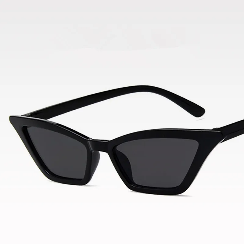 Ir 2021. Modes Cat Eye Saulesbrilles Sieviešu Retro Mazo Rāmi Saulesbrilles Caurspīdīgs Krāsains Augstas Kvalitātes Saulesbrilles Vintage UV400