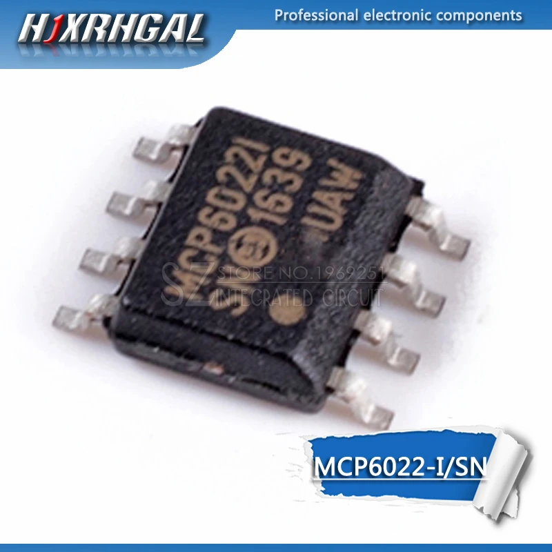 1GB MCP6022-I/SN SOP-8 MCP6022-ES SOP MCP6022 SMD