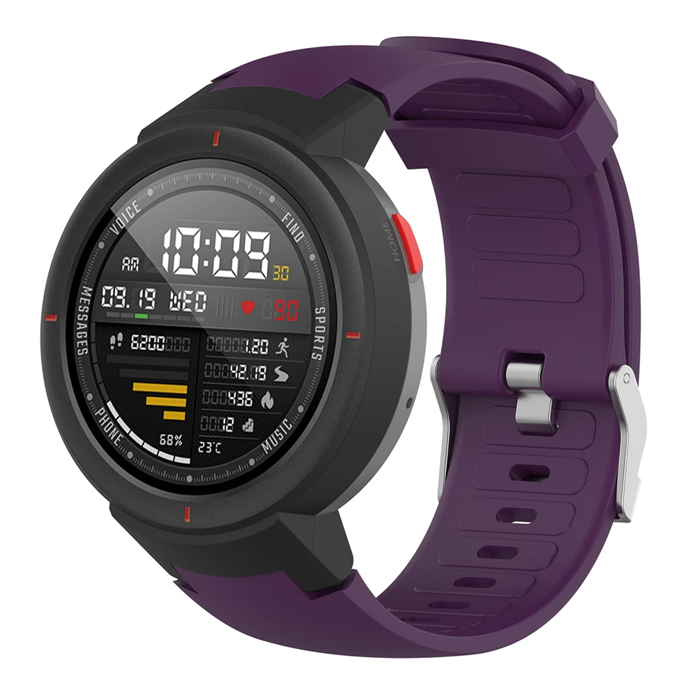 22mm Silikona Watchband par Huami 3 Amazfit Draudēja (A1801) Smartwatch Nomaiņa Aproce Skatīties Joslas Siksniņu Rokassprādze Piederumi
