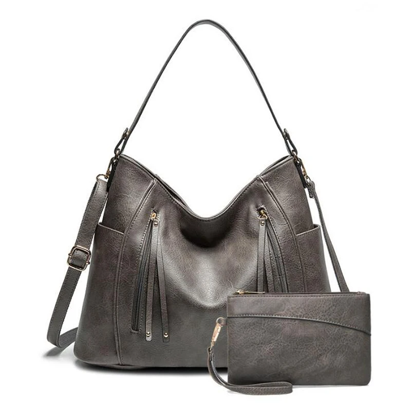Sieviešu somas, PU ādas plecu somas Eiro savvaļas somas Crossbody sievietēm lielu jaudu luksusa dizaina sieviešu somas tīrtoņa krāsu