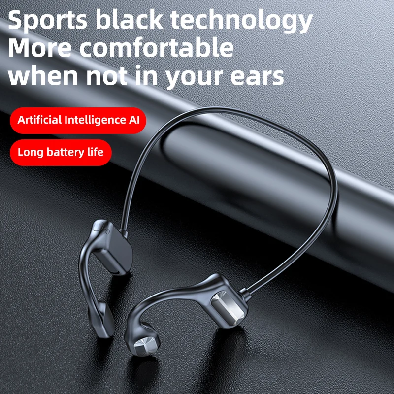 JIMARTI TWS kaula vadāmība austiņu žokļa kaulu ikonas bluetooth 5.0 bezvadu austiņas sporta earbuds, radio sistēmas austiņas tālruni