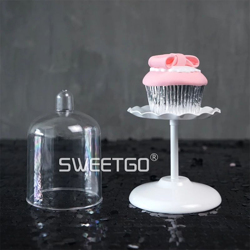 SWEETGO Kāzu kauss kūka stāv balta metāla piecelties kūka plāksnes kūka dekorēšanas instrumentiem bakeware virtuves ēdamistabas & bar svece īpašnieks