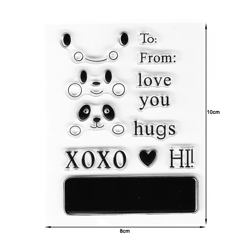 Valentīna skaidrs, zīmogi silikona gumijas zīmogi, XOXO izredzētais kartes padarīt markas