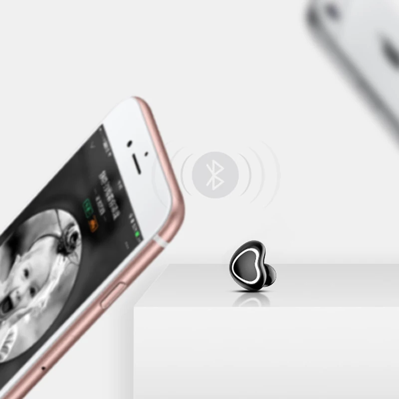 Karstā Pārdošanas 1pc Mini Bluetooth Austiņas Neredzamu Bezvadu Austiņas un Earbuds ar Uzlādes Pod Sporta